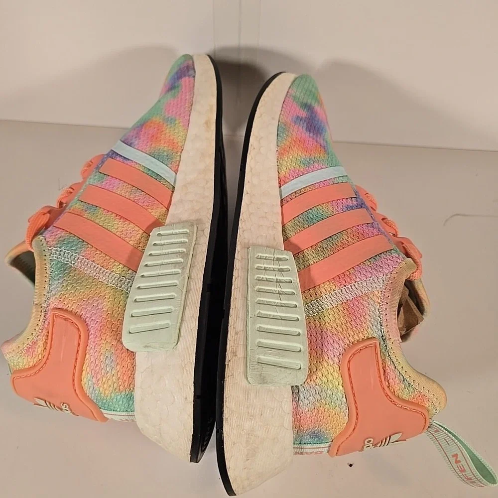 Adidas‎ Boost NMD R1 3 Stripe Multicolored Mens Size 8 Sneaker SHW 675001